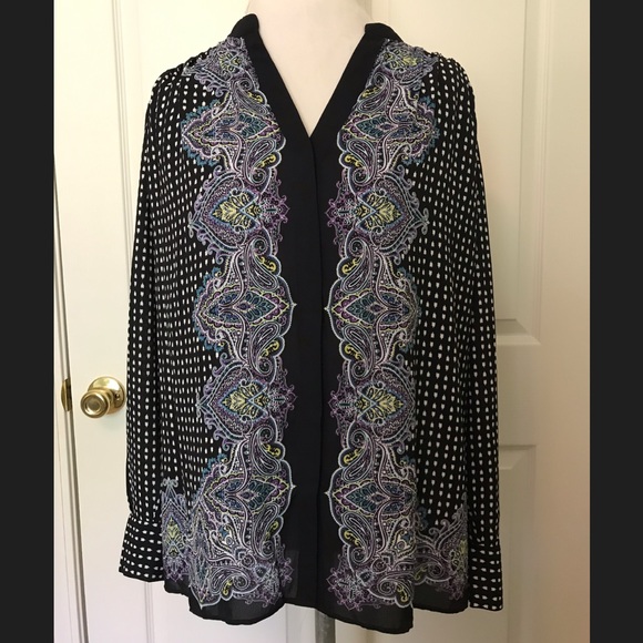 The Limited Tops - BNWT Limited Navy Blouse